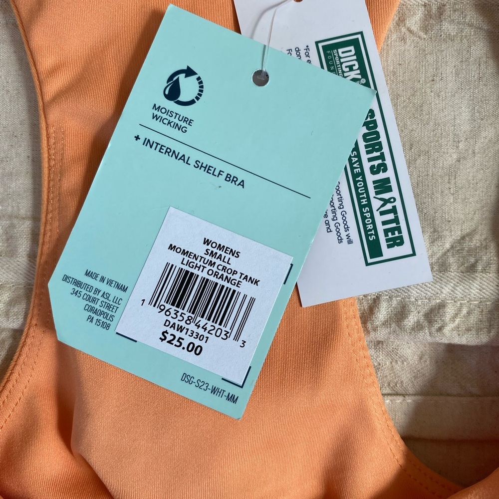 Orange Racerback Tank Top - Picture 2 of 3
